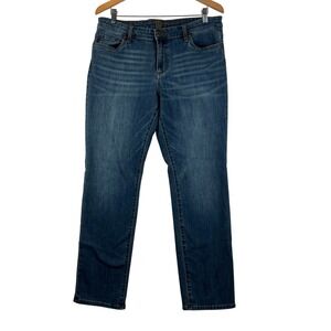 KUT from‎ the Kloth Boyfriend Jeans Medium Wash Denim Comfort Stretch Size 12